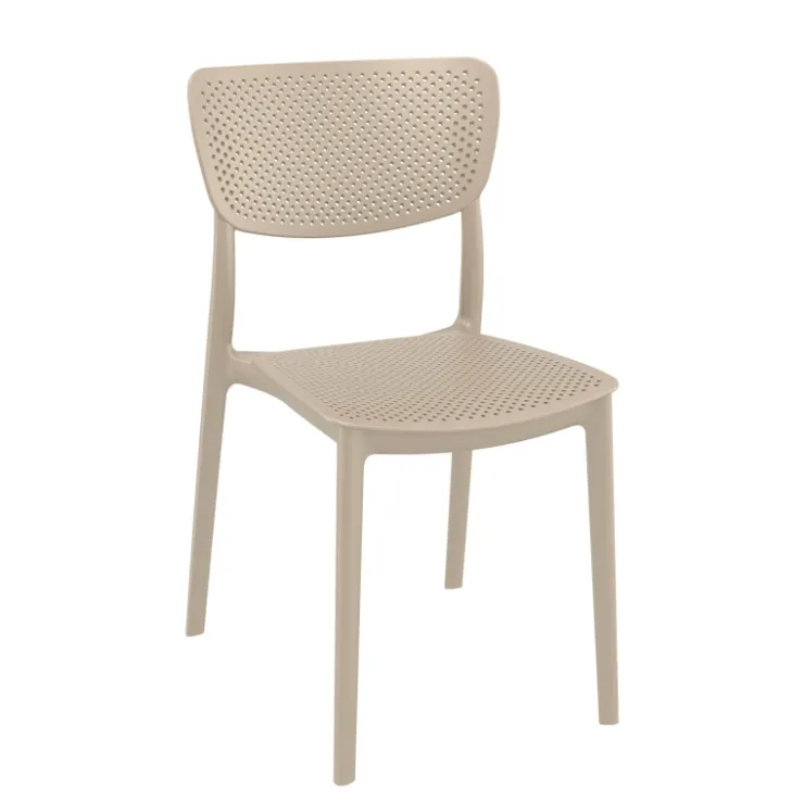 Chaise De Cuisine|Chaise De Salle à Manger*Lucy Chaise moderne en polypropylène micro perforé