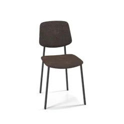 Perfecta Chaise De Salle à Manger*Lugano Chaise de séjour en tissu et pieds en métal