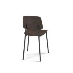 Perfecta Chaise De Salle à Manger*Lugano Chaise de séjour en tissu et pieds en métal