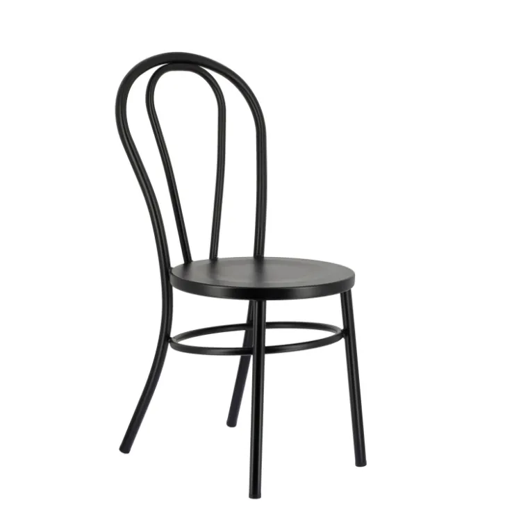 Chaise De Cuisine*MadinaChaise bistrot vintage en métal noir