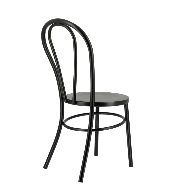 Chaise De Cuisine*MadinaChaise bistrot vintage en métal noir