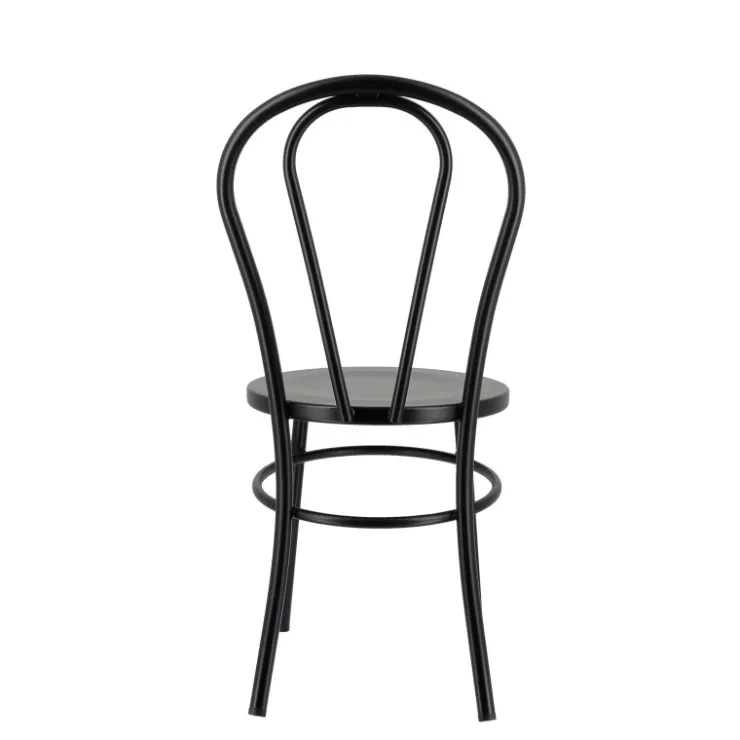 Chaise De Cuisine*MadinaChaise bistrot vintage en métal noir