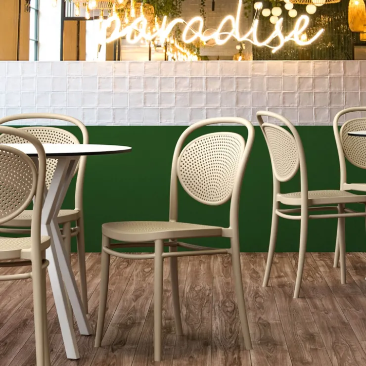 Chaise De Cuisine|Chaise De Salle à Manger*Marcel Chaise moderne empilable en polypropylène