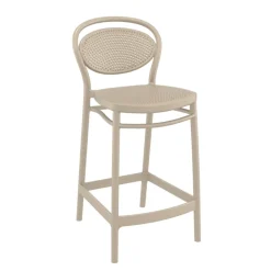 Tabouret Snack (assise +/- 65 Cm)|Tabouret De Bar (assise +/- 80 Cm)*Marcel Tabouret snack moderne en polypropylène