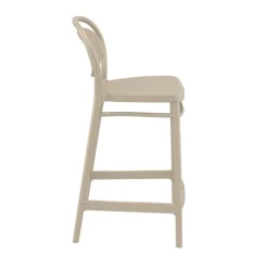 Tabouret Snack (assise +/- 65 Cm)|Tabouret De Bar (assise +/- 80 Cm)*Marcel Tabouret snack moderne en polypropylène