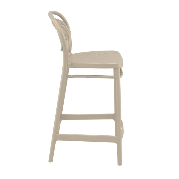 Tabouret Snack (assise +/- 65 Cm)|Tabouret De Bar (assise +/- 80 Cm)*Marcel Tabouret snack moderne en polypropylène
