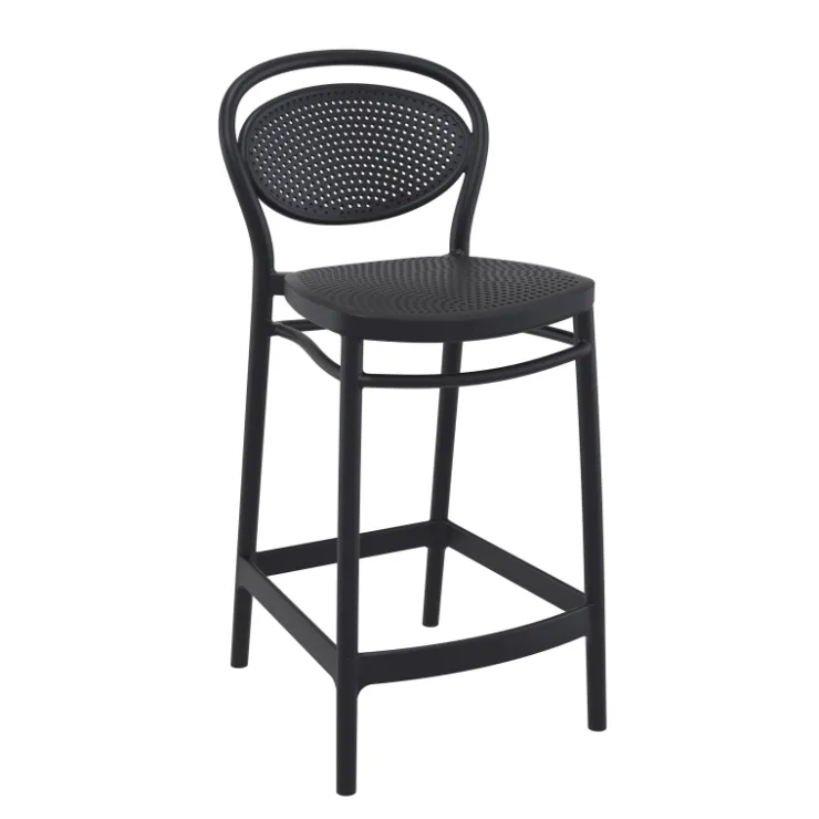 Tabouret Snack (assise +/- 65 Cm)|Tabouret De Bar (assise +/- 80 Cm)*Marcel Tabouret snack moderne en polypropylène