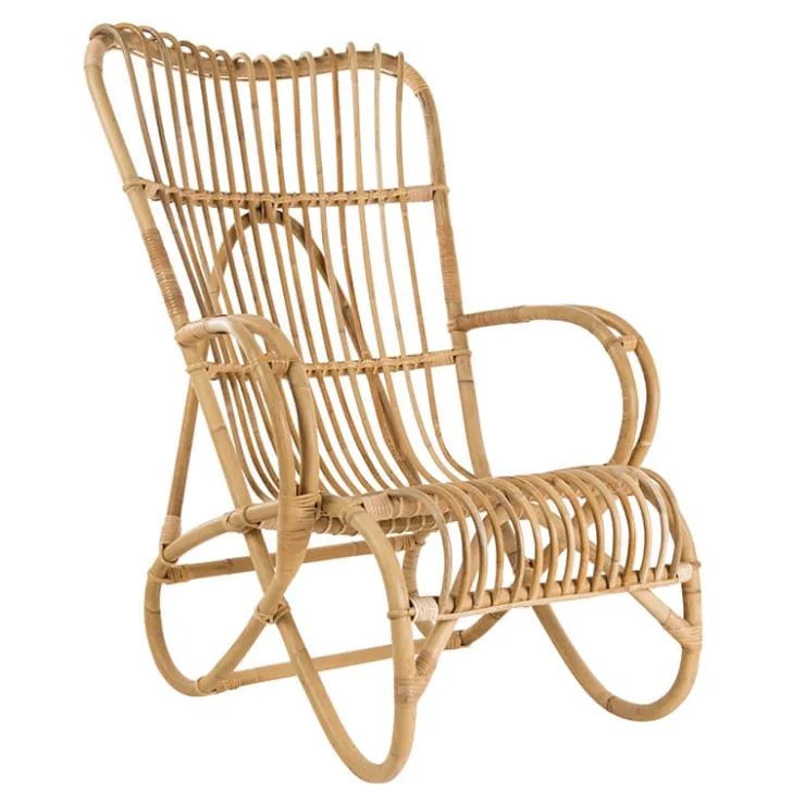 Kok Fauteuil De Salon*MarlèneFauteuil en rotin vintage