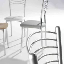 Bailen Chaise De Cuisine*Marta Chaise de cuisine en métal avec assise rembourrée