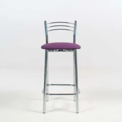 Bailen Tabouret Snack (assise +/- 65 Cm)|Tabouret De Bar (assise +/- 80 Cm)*Marta Tabouret snack de cuisine en métal assise rembourrée