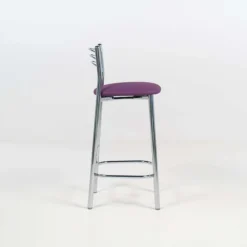 Bailen Tabouret Snack (assise +/- 65 Cm)|Tabouret De Bar (assise +/- 80 Cm)*Marta Tabouret snack de cuisine en métal assise rembourrée
