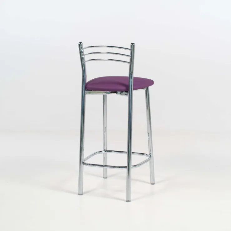 Bailen Tabouret Snack (assise +/- 65 Cm)|Tabouret De Bar (assise +/- 80 Cm)*Marta Tabouret snack de cuisine en métal assise rembourrée
