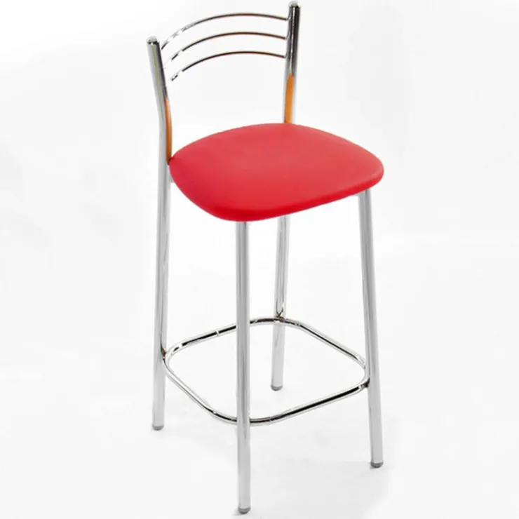 Bailen Tabouret Snack (assise +/- 65 Cm)|Tabouret De Bar (assise +/- 80 Cm)*Marta Tabouret snack de cuisine en métal assise rembourrée