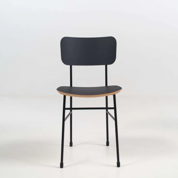 Midj Chaise De Salle à Manger*Master S ® Chaise rétro en fénix et métal