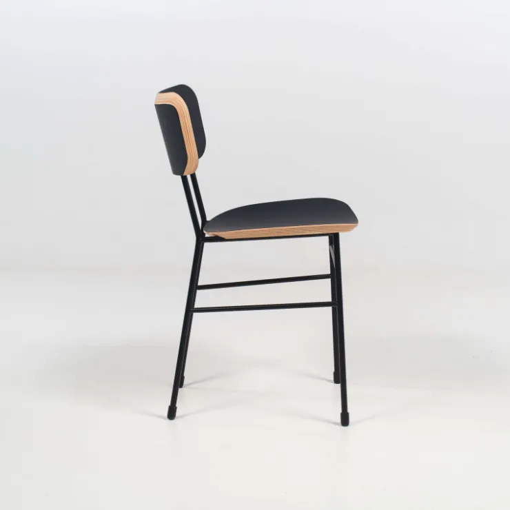 Midj Chaise De Salle à Manger*Master S ® Chaise rétro en fénix et métal