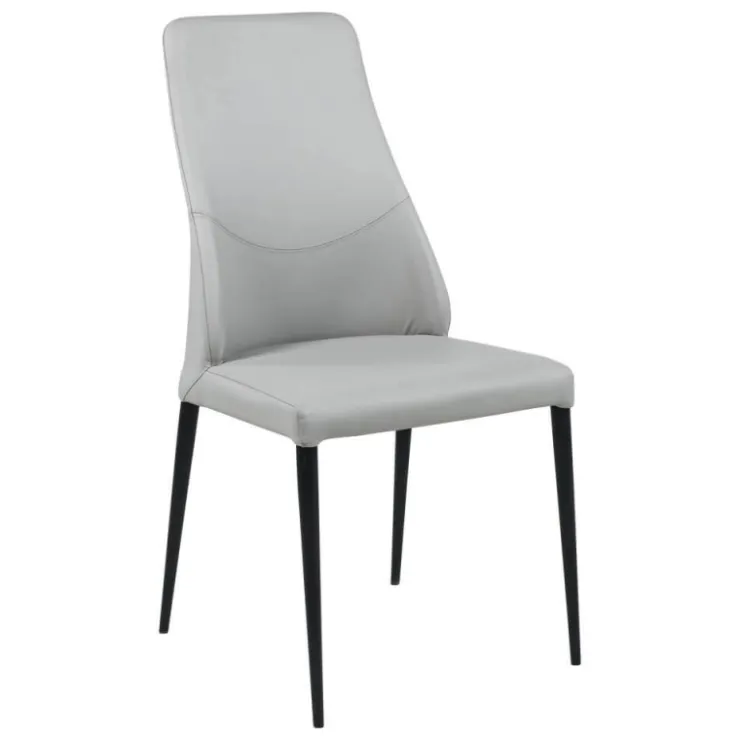 Europea Chaise De Cuisine|Chaise De Salle à Manger*Mathilde Chaise de séjour moderne italienne en synthétique et pieds en métal