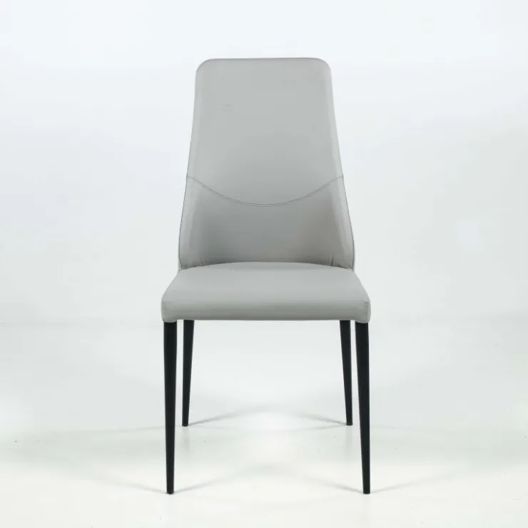 Europea Chaise De Cuisine|Chaise De Salle à Manger*Mathilde Chaise de séjour moderne italienne en synthétique et pieds en métal