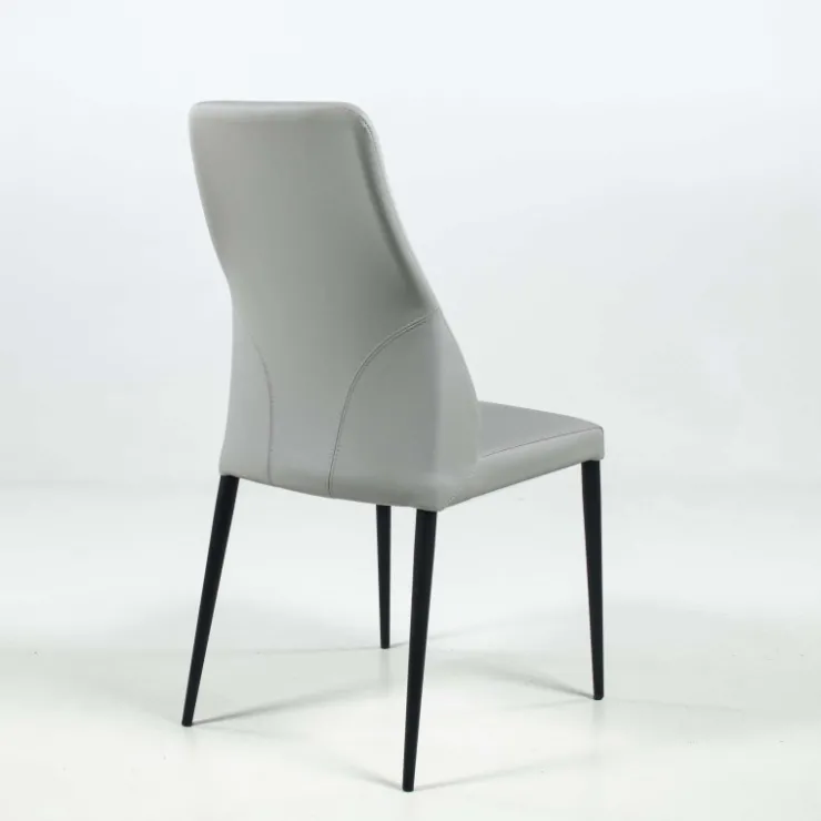 Europea Chaise De Cuisine|Chaise De Salle à Manger*Mathilde Chaise de séjour moderne italienne en synthétique et pieds en métal