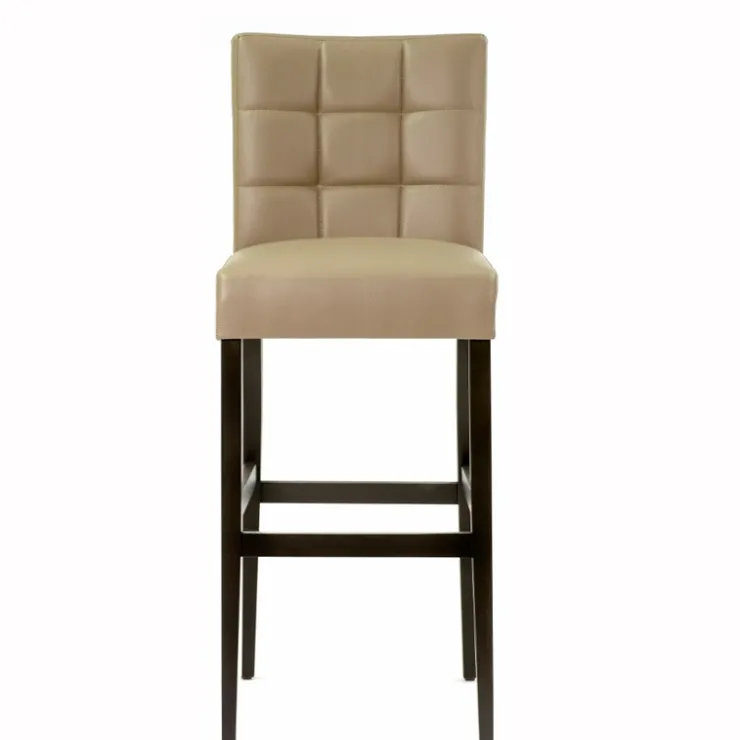 Sessio Tabouret De Bar (assise +/- 80 Cm)*Matias 2 Tabouret de bar matelassé en bois et synthétique