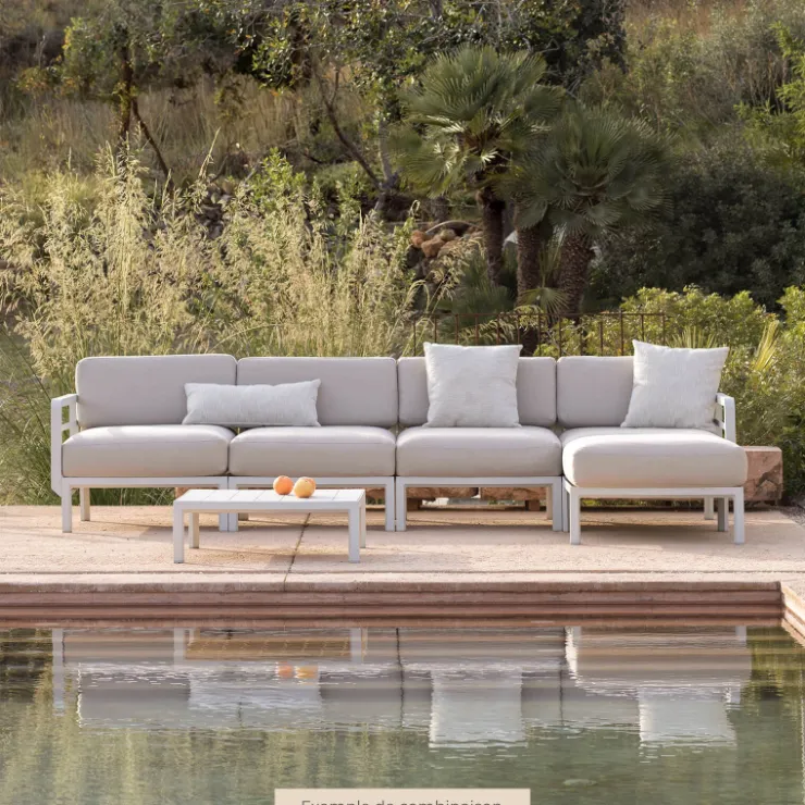Fauteuil De Jardin*Maximo Canapé de jardin modulable 5 places