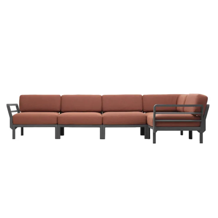 Fauteuil De Jardin*Maximo Canapé de jardin modulable 5 places