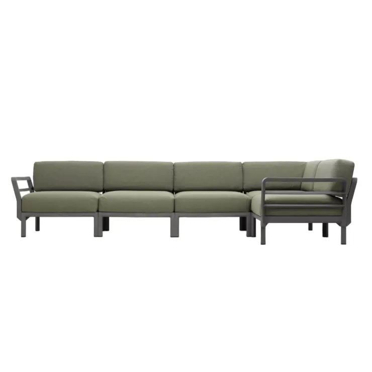 Fauteuil De Jardin*Maximo Canapé de jardin modulable 5 places