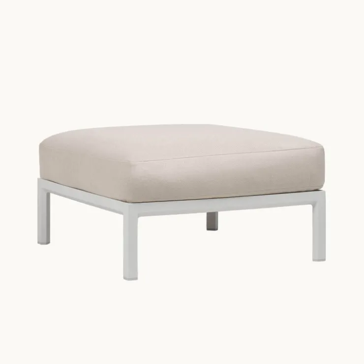 Fauteuil De Jardin*Maximo Pouf de jardin en polypropylène et tissu