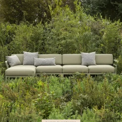 Fauteuil De Jardin*Maximo Pouf de jardin en polypropylène et tissu