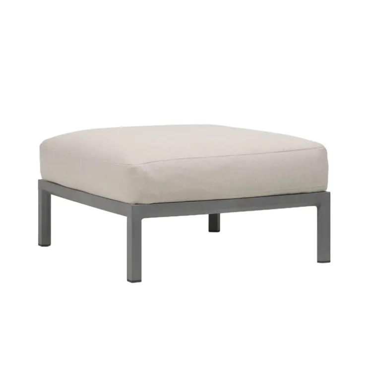 Fauteuil De Jardin*Maximo Pouf de jardin en polypropylène et tissu