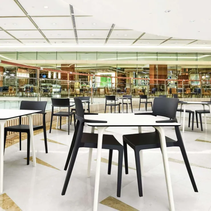 Table De Cuisine|Table Pour Petit Espace*Maya Table carrée en stratifié