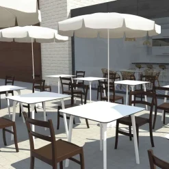 Table De Cuisine|Table Pour Petit Espace*Maya Table carrée en stratifié