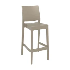 Tabouret De Bar (assise +/- 80 Cm)*Maya Tabouret de bar empilable en polypropylène