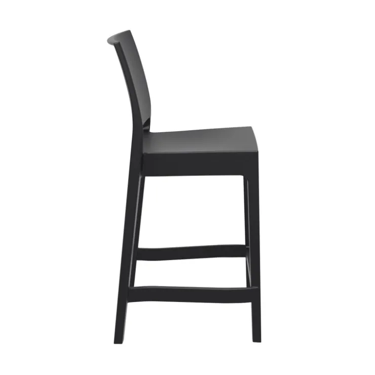 Tabouret Snack (assise +/- 65 Cm)|Tabouret De Bar (assise +/- 80 Cm)*Maya Tabouret snack moderne empilable en polypropylène