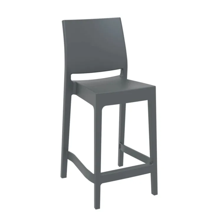 Tabouret Snack (assise +/- 65 Cm)|Tabouret De Bar (assise +/- 80 Cm)*Maya Tabouret snack moderne empilable en polypropylène