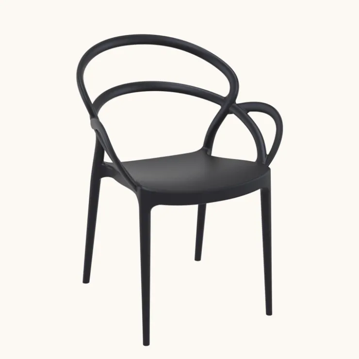 Chaise De Jardin|Fauteuil De Jardin*Mila Fauteuil de jardin design en polypropylène