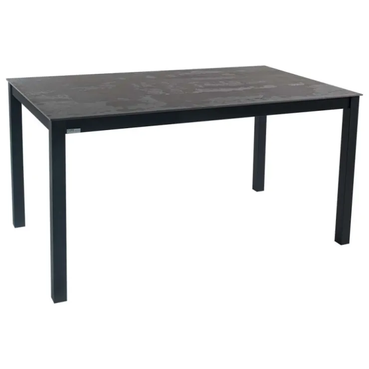 Pure design Table De Salle à Manger*Millenium 4 Table rectangulaire en dekton et pieds en métal