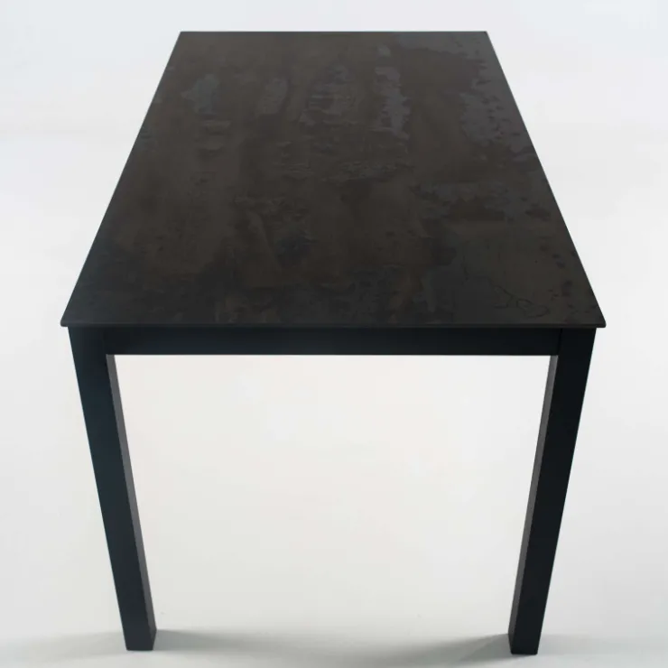 Pure design Table De Salle à Manger*Millenium 4 Table rectangulaire en dekton et pieds en métal