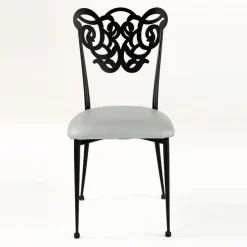 Jayso Chaise De Cuisine|Chaise De Salle à Manger*Milos Chaise provençale en métal assise synthétique rembourrée