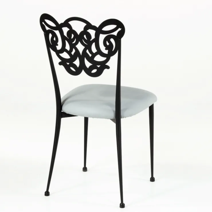Jayso Chaise De Cuisine|Chaise De Salle à Manger*Milos Chaise provençale en métal assise synthétique rembourrée