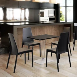 Chaise De Cuisine|Chaise De Salle à Manger*Miranda Chaise empilable en polypropylène