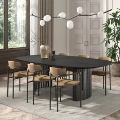 Perfecta Chaise De Salle à Manger|Chaise Salon*Mirror Chaise moderne en tissu avec accoudoirs et pieds en métal