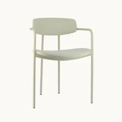 Perfecta Chaise De Salle à Manger|Chaise Salon*Mirror Chaise moderne en tissu avec accoudoirs et pieds en métal