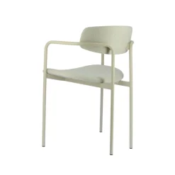 Perfecta Chaise De Salle à Manger|Chaise Salon*Mirror Chaise moderne en tissu avec accoudoirs et pieds en métal