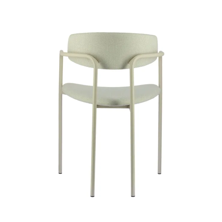 Perfecta Chaise De Salle à Manger|Chaise Salon*Mirror Chaise moderne en tissu avec accoudoirs et pieds en métal