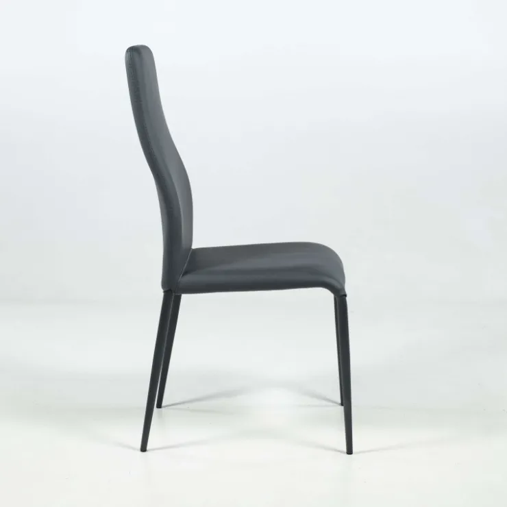 Europea Chaise De Cuisine|Chaise De Salle à Manger*Mirta Chaise de salle à manger italienne en synthétique et métal