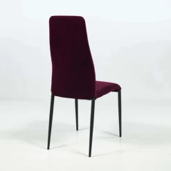 Europea Chaise De Salle à Manger*Mirta Chaise de séjour moderne en tissu et pieds en métal