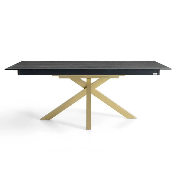 Pure design Table De Salle à Manger*Moon Table design extensible en Dekton avec pied central