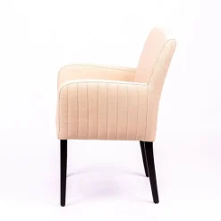 Sessio Chaise De Cuisine|Chaise De Salle à Manger*Moritz line Fauteuil de salon confortable avec dos matelassé et pieds en bois