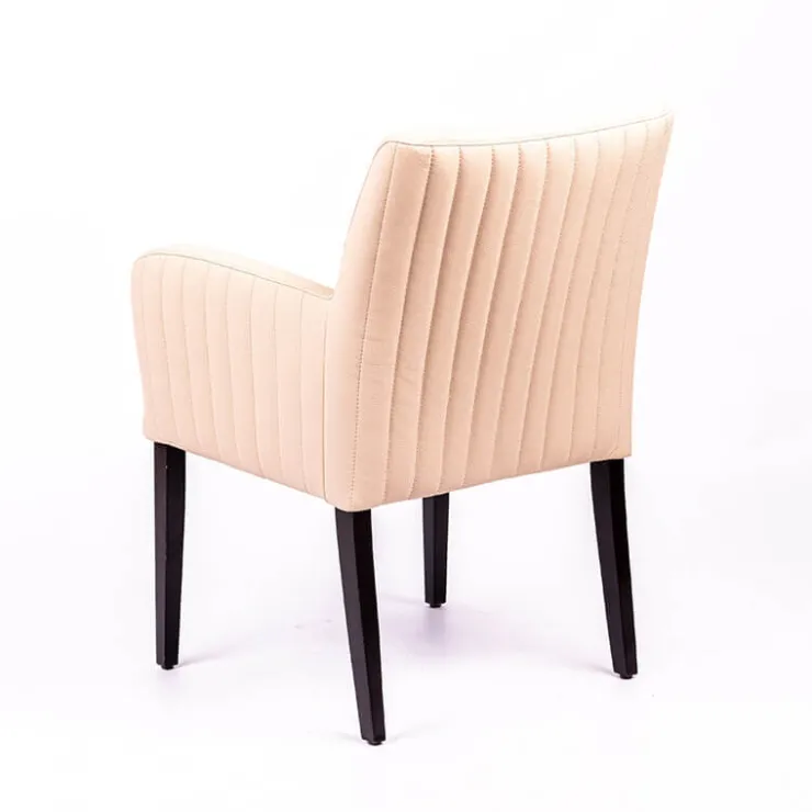 Sessio Chaise De Cuisine|Chaise De Salle à Manger*Moritz line Fauteuil de salon confortable avec dos matelassé et pieds en bois