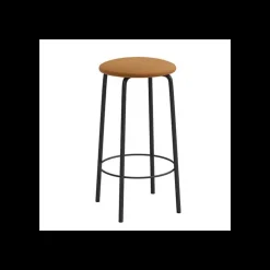Perfecta Tabouret Snack (assise +/- 65 Cm)|Tabouret De Bar (assise +/- 80 Cm)*Nantes Tabouret snack de cuisine sans dossier en métal et simili